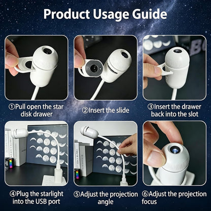 2-in-1 Galaxy Projector & Night Light | Fast FREE UAE Delivery in 1–3 Days