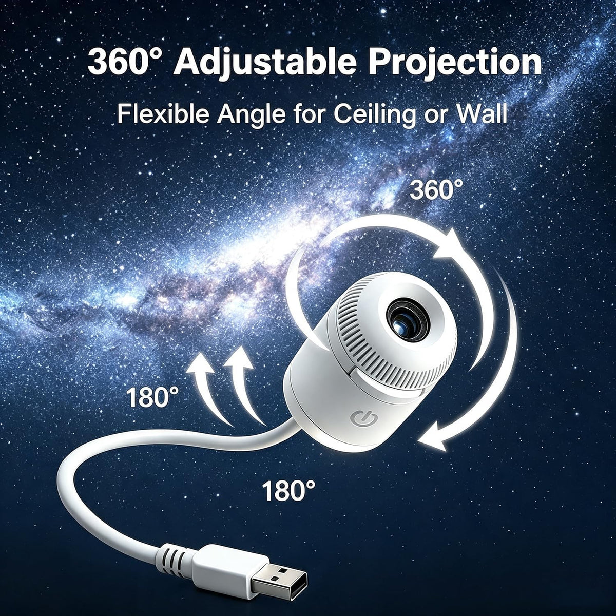 2-in-1 Galaxy Projector & Night Light | Fast FREE UAE Delivery in 1–3 Days